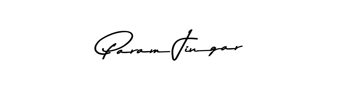 Similarly Asem Kandis PERSONAL USE is the best handwritten signature design. Signature creator online .You can use it as an online autograph creator for name Param Jingar. Param Jingar signature style 9 images and pictures png