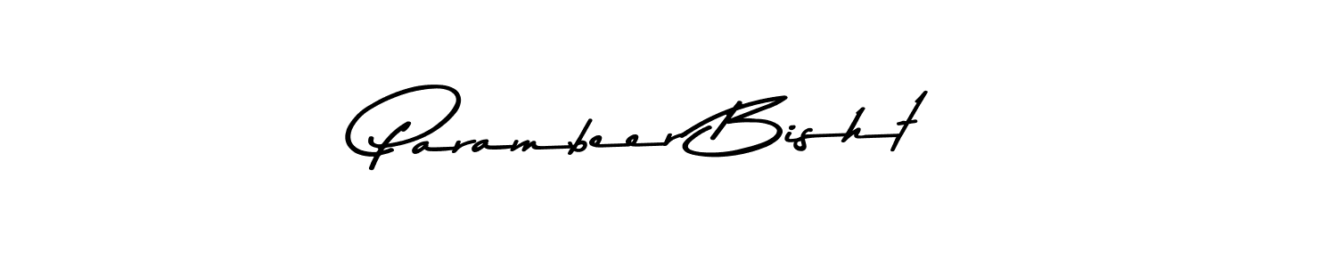 This is the best signature style for the Parambeer Bisht name. Also you like these signature font (Asem Kandis PERSONAL USE). Mix name signature. Parambeer Bisht signature style 9 images and pictures png