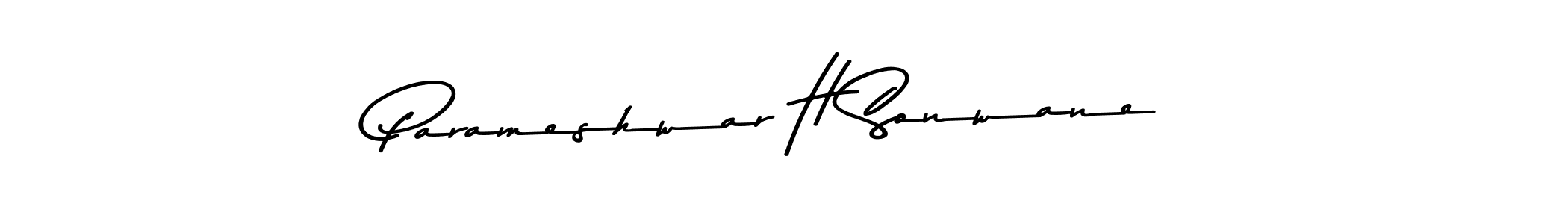 This is the best signature style for the Parameshwar H Sonwane name. Also you like these signature font (Asem Kandis PERSONAL USE). Mix name signature. Parameshwar H Sonwane signature style 9 images and pictures png