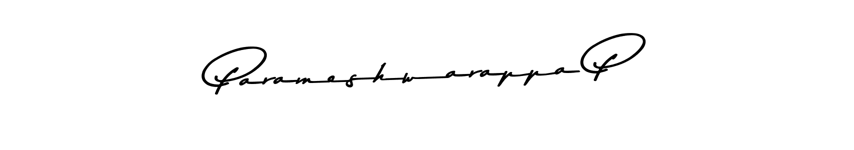 if you are searching for the best signature style for your name Parameshwarappa P. so please give up your signature search. here we have designed multiple signature styles  using Asem Kandis PERSONAL USE. Parameshwarappa P signature style 9 images and pictures png