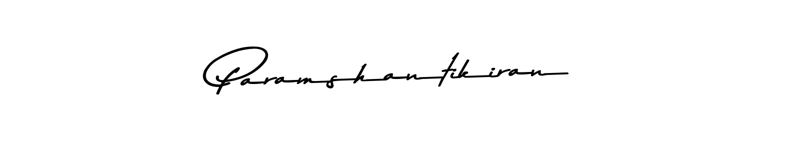 Use a signature maker to create a handwritten signature online. With this signature software, you can design (Asem Kandis PERSONAL USE) your own signature for name Paramshantikiran. Paramshantikiran signature style 9 images and pictures png