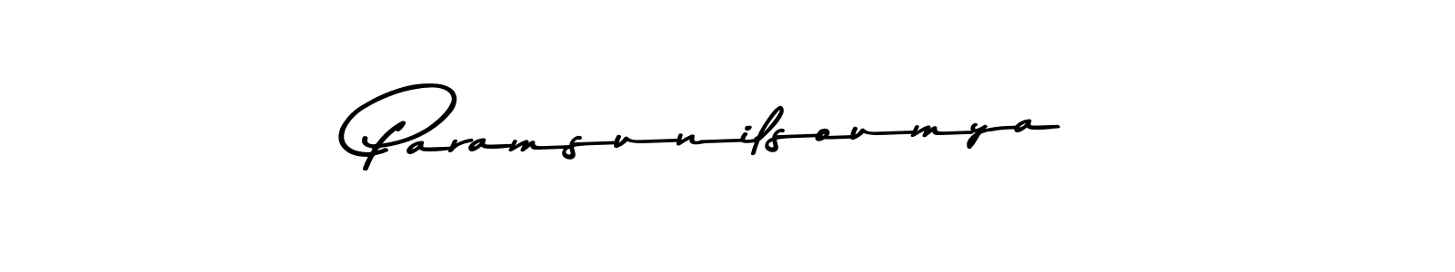 if you are searching for the best signature style for your name Paramsunilsoumya. so please give up your signature search. here we have designed multiple signature styles  using Asem Kandis PERSONAL USE. Paramsunilsoumya signature style 9 images and pictures png