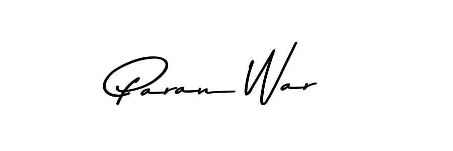 Paran War stylish signature style. Best Handwritten Sign (Asem Kandis PERSONAL USE) for my name. Handwritten Signature Collection Ideas for my name Paran War. Paran War signature style 9 images and pictures png