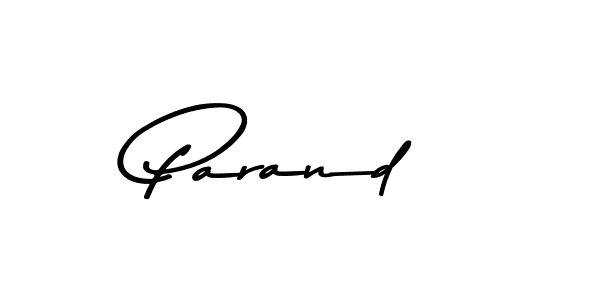 Design your own signature with our free online signature maker. With this signature software, you can create a handwritten (Asem Kandis PERSONAL USE) signature for name Parand. Parand signature style 9 images and pictures png