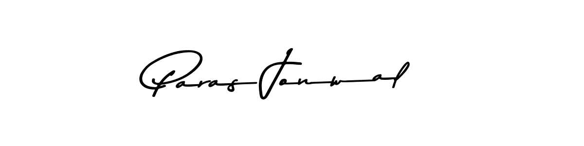 Make a beautiful signature design for name Paras Jonwal. With this signature (Asem Kandis PERSONAL USE) style, you can create a handwritten signature for free. Paras Jonwal signature style 9 images and pictures png
