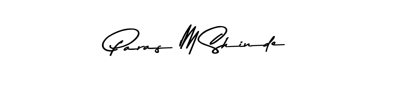 This is the best signature style for the Paras M Shinde name. Also you like these signature font (Asem Kandis PERSONAL USE). Mix name signature. Paras M Shinde signature style 9 images and pictures png
