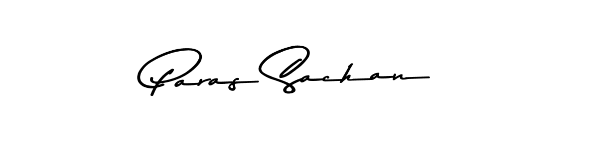 Make a beautiful signature design for name Paras Sachan. Use this online signature maker to create a handwritten signature for free. Paras Sachan signature style 9 images and pictures png