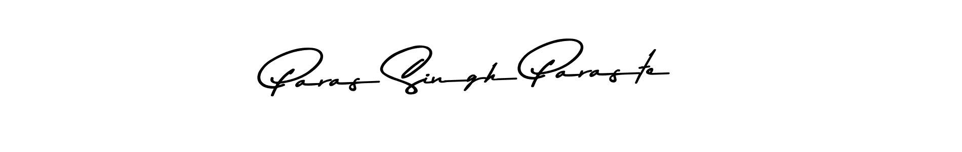 Make a beautiful signature design for name Paras Singh Paraste. With this signature (Asem Kandis PERSONAL USE) style, you can create a handwritten signature for free. Paras Singh Paraste signature style 9 images and pictures png