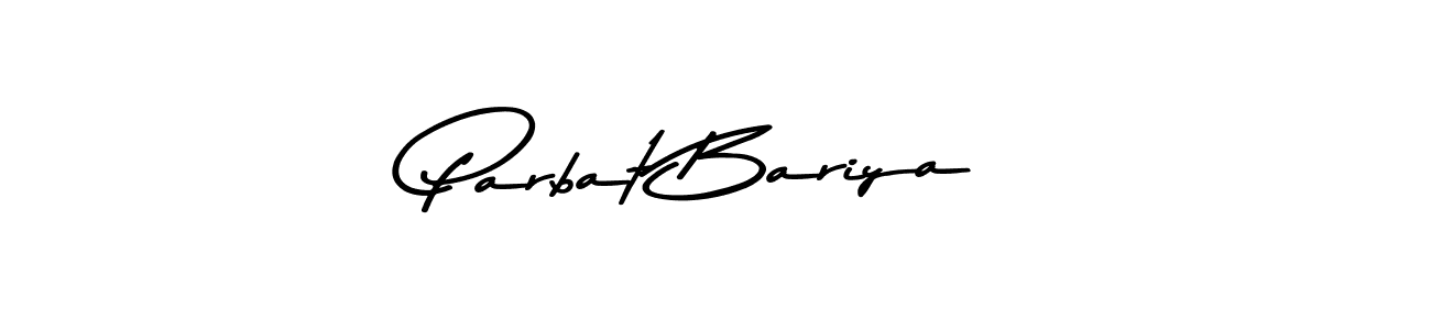 Also You can easily find your signature by using the search form. We will create Parbat Bariya name handwritten signature images for you free of cost using Asem Kandis PERSONAL USE sign style. Parbat Bariya signature style 9 images and pictures png