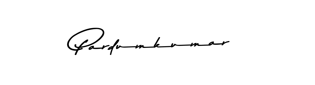 Make a beautiful signature design for name Pardumkumar. With this signature (Asem Kandis PERSONAL USE) style, you can create a handwritten signature for free. Pardumkumar signature style 9 images and pictures png