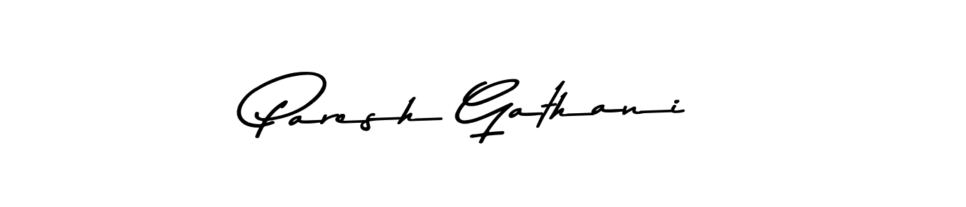 Also You can easily find your signature by using the search form. We will create Paresh Gathani name handwritten signature images for you free of cost using Asem Kandis PERSONAL USE sign style. Paresh Gathani signature style 9 images and pictures png
