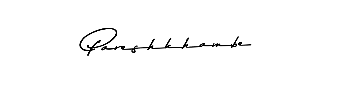 You can use this online signature creator to create a handwritten signature for the name Pareshkhambe. This is the best online autograph maker. Pareshkhambe signature style 9 images and pictures png