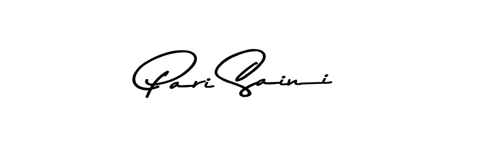 Similarly Asem Kandis PERSONAL USE is the best handwritten signature design. Signature creator online .You can use it as an online autograph creator for name Pari Saini. Pari Saini signature style 9 images and pictures png