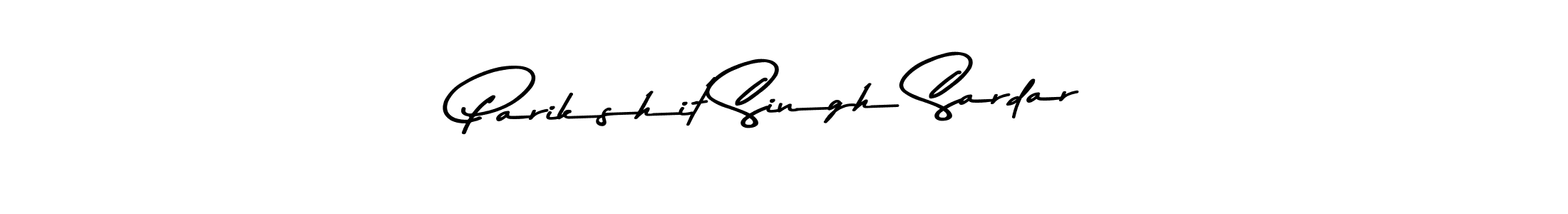 Create a beautiful signature design for name Parikshit Singh Sardar. With this signature (Asem Kandis PERSONAL USE) fonts, you can make a handwritten signature for free. Parikshit Singh Sardar signature style 9 images and pictures png