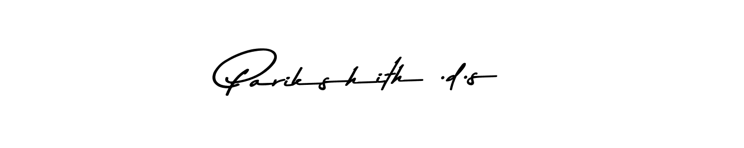 Use a signature maker to create a handwritten signature online. With this signature software, you can design (Asem Kandis PERSONAL USE) your own signature for name Parikshith .d.s. Parikshith .d.s signature style 9 images and pictures png