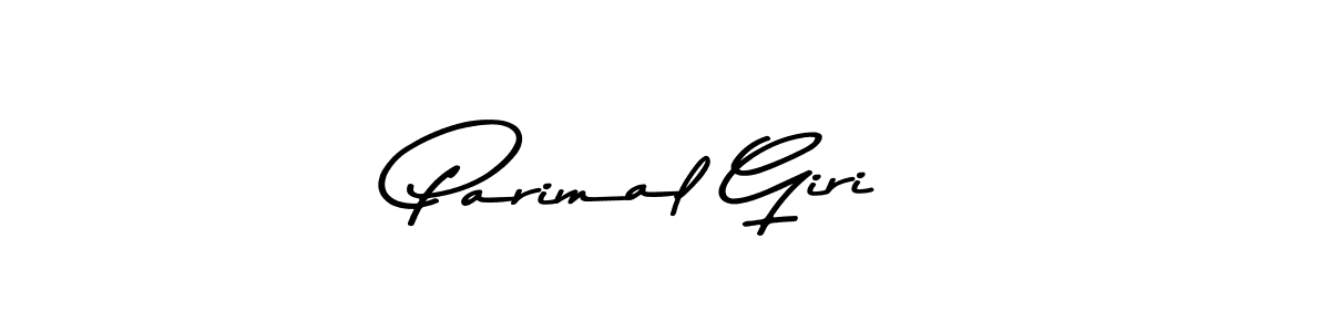 How to make Parimal Giri name signature. Use Asem Kandis PERSONAL USE style for creating short signs online. This is the latest handwritten sign. Parimal Giri signature style 9 images and pictures png