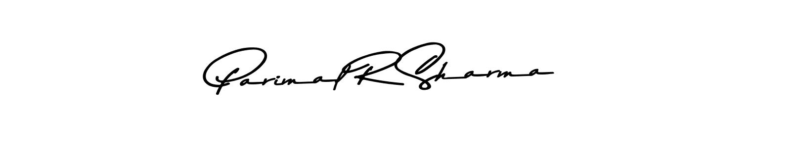 You should practise on your own different ways (Asem Kandis PERSONAL USE) to write your name (Parimal R Sharma) in signature. don't let someone else do it for you. Parimal R Sharma signature style 9 images and pictures png