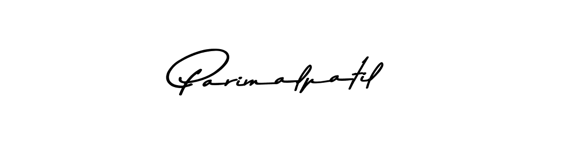 Make a beautiful signature design for name Parimalpatil. With this signature (Asem Kandis PERSONAL USE) style, you can create a handwritten signature for free. Parimalpatil signature style 9 images and pictures png