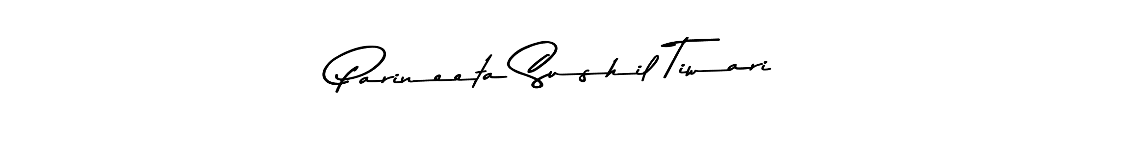 Asem Kandis PERSONAL USE is a professional signature style that is perfect for those who want to add a touch of class to their signature. It is also a great choice for those who want to make their signature more unique. Get Parineeta Sushil Tiwari name to fancy signature for free. Parineeta Sushil Tiwari signature style 9 images and pictures png