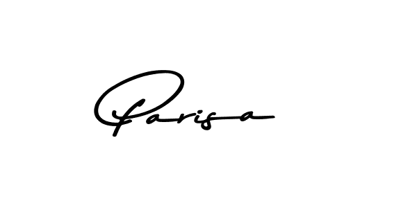 Create a beautiful signature design for name Parisa. With this signature (Asem Kandis PERSONAL USE) fonts, you can make a handwritten signature for free. Parisa signature style 9 images and pictures png