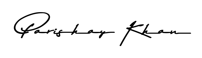 Style your name Parishay Khan with confidence using Asem Kandis PERSONAL USE signature design. Simple, elegant, and ready for immediate document use. Parishay Khan signature style 9 images and pictures png