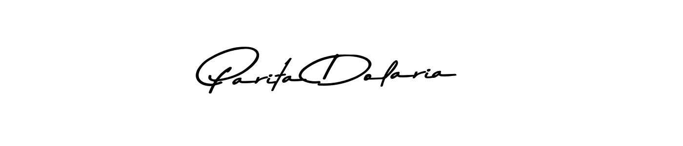 if you are searching for the best signature style for your name Parita Dolaria. so please give up your signature search. here we have designed multiple signature styles  using Asem Kandis PERSONAL USE. Parita Dolaria signature style 9 images and pictures png
