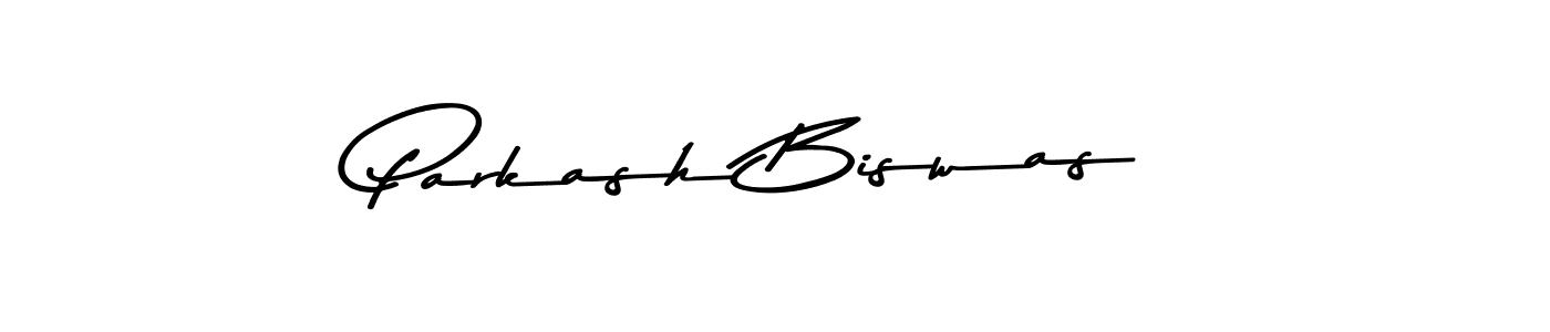 Design your own signature with our free online signature maker. With this signature software, you can create a handwritten (Asem Kandis PERSONAL USE) signature for name Parkash Biswas. Parkash Biswas signature style 9 images and pictures png