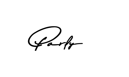 Parly stylish signature style. Best Handwritten Sign (Asem Kandis PERSONAL USE) for my name. Handwritten Signature Collection Ideas for my name Parly. Parly signature style 9 images and pictures png
