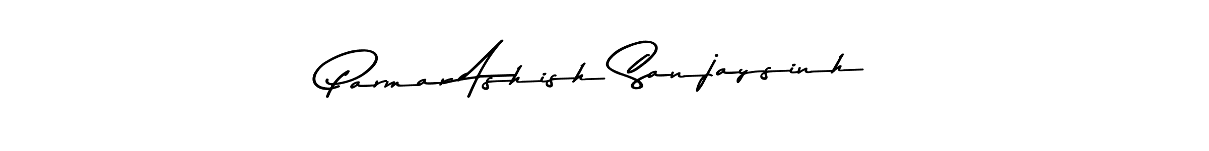Also You can easily find your signature by using the search form. We will create Parmar Ashish Sanjaysinh name handwritten signature images for you free of cost using Asem Kandis PERSONAL USE sign style. Parmar Ashish Sanjaysinh signature style 9 images and pictures png