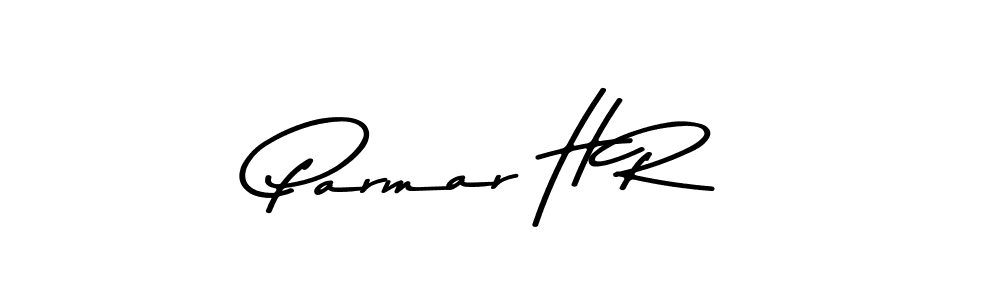 Make a beautiful signature design for name Parmar H R. Use this online signature maker to create a handwritten signature for free. Parmar H R signature style 9 images and pictures png