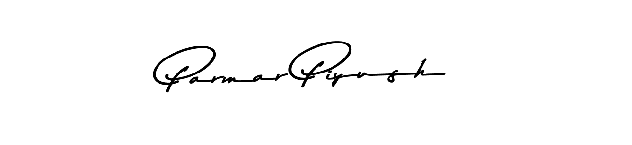 Similarly Asem Kandis PERSONAL USE is the best handwritten signature design. Signature creator online .You can use it as an online autograph creator for name Parmar Piyush. Parmar Piyush signature style 9 images and pictures png