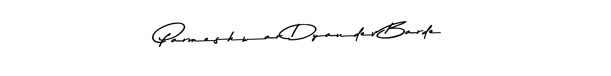 The best way (Asem Kandis PERSONAL USE) to make a short signature is to pick only two or three words in your name. The name Parmeshwar Dyandev Barde include a total of six letters. For converting this name. Parmeshwar Dyandev Barde signature style 9 images and pictures png