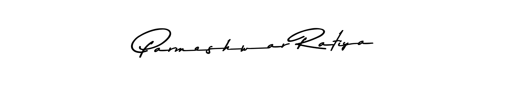 Use a signature maker to create a handwritten signature online. With this signature software, you can design (Asem Kandis PERSONAL USE) your own signature for name Parmeshwar Ratiya. Parmeshwar Ratiya signature style 9 images and pictures png