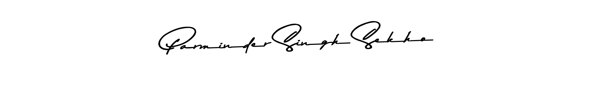 Create a beautiful signature design for name Parminder Singh Sekho. With this signature (Asem Kandis PERSONAL USE) fonts, you can make a handwritten signature for free. Parminder Singh Sekho signature style 9 images and pictures png