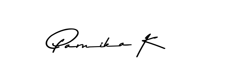 You should practise on your own different ways (Asem Kandis PERSONAL USE) to write your name (Parnika K) in signature. don't let someone else do it for you. Parnika K signature style 9 images and pictures png