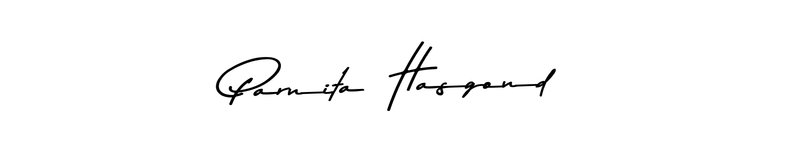 Design your own signature with our free online signature maker. With this signature software, you can create a handwritten (Asem Kandis PERSONAL USE) signature for name Parnita  Hasgond. Parnita  Hasgond signature style 9 images and pictures png