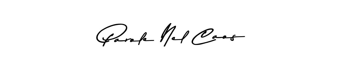 How to make Parole Nel Caos signature? Asem Kandis PERSONAL USE is a professional autograph style. Create handwritten signature for Parole Nel Caos name. Parole Nel Caos signature style 9 images and pictures png