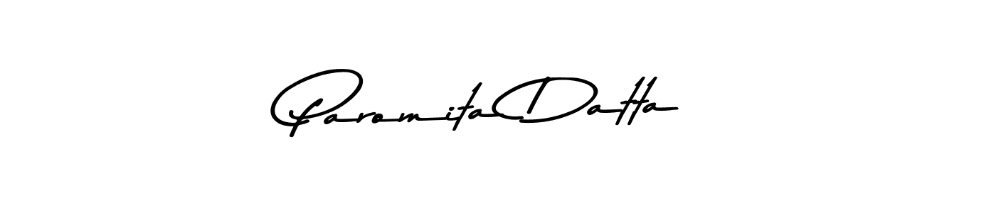 Design your own signature with our free online signature maker. With this signature software, you can create a handwritten (Asem Kandis PERSONAL USE) signature for name Paromita Datta. Paromita Datta signature style 9 images and pictures png