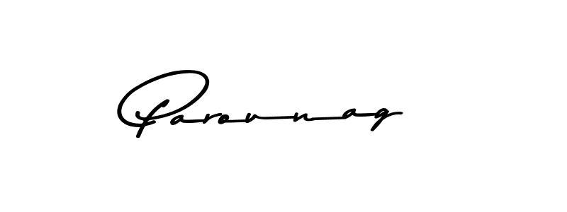 Here are the top 10 professional signature styles for the name Parounag. These are the best autograph styles you can use for your name. Parounag signature style 9 images and pictures png