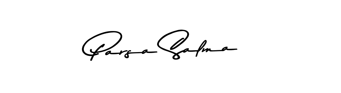 Make a beautiful signature design for name Parsa Salma. Use this online signature maker to create a handwritten signature for free. Parsa Salma signature style 9 images and pictures png