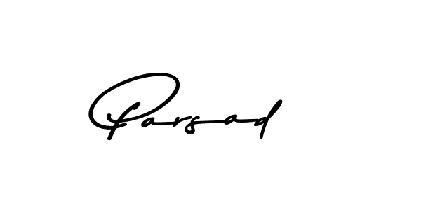 Make a beautiful signature design for name Parsad. With this signature (Asem Kandis PERSONAL USE) style, you can create a handwritten signature for free. Parsad signature style 9 images and pictures png