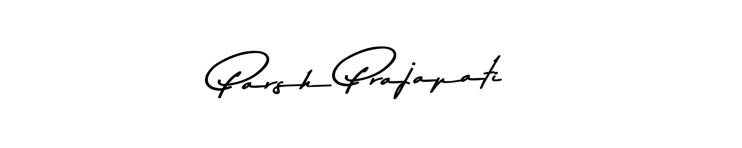 Use a signature maker to create a handwritten signature online. With this signature software, you can design (Asem Kandis PERSONAL USE) your own signature for name Parsh Prajapati. Parsh Prajapati signature style 9 images and pictures png