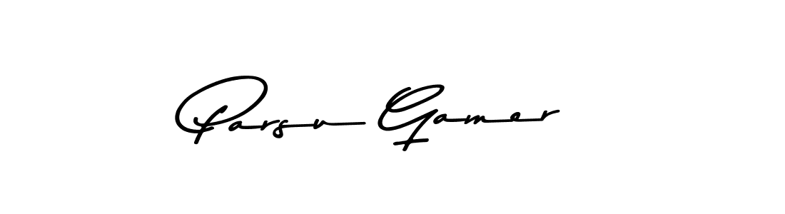 Parsu Gamer stylish signature style. Best Handwritten Sign (Asem Kandis PERSONAL USE) for my name. Handwritten Signature Collection Ideas for my name Parsu Gamer. Parsu Gamer signature style 9 images and pictures png