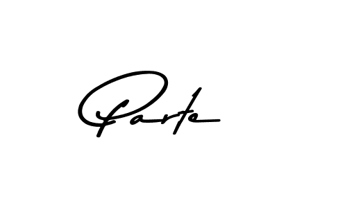 Also we have Parte name is the best signature style. Create professional handwritten signature collection using Asem Kandis PERSONAL USE autograph style. Parte signature style 9 images and pictures png