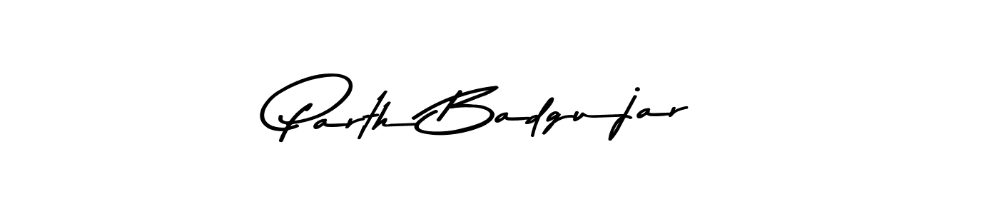 The best way (Asem Kandis PERSONAL USE) to make a short signature is to pick only two or three words in your name. The name Parth Badgujar include a total of six letters. For converting this name. Parth Badgujar signature style 9 images and pictures png