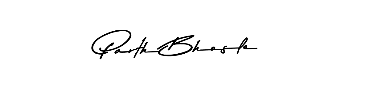 Similarly Asem Kandis PERSONAL USE is the best handwritten signature design. Signature creator online .You can use it as an online autograph creator for name Parth Bhosle. Parth Bhosle signature style 9 images and pictures png