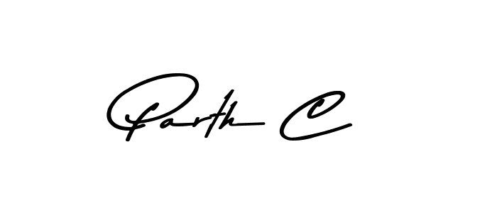 Make a short Parth C signature style. Manage your documents anywhere anytime using Asem Kandis PERSONAL USE. Create and add eSignatures, submit forms, share and send files easily. Parth C signature style 9 images and pictures png