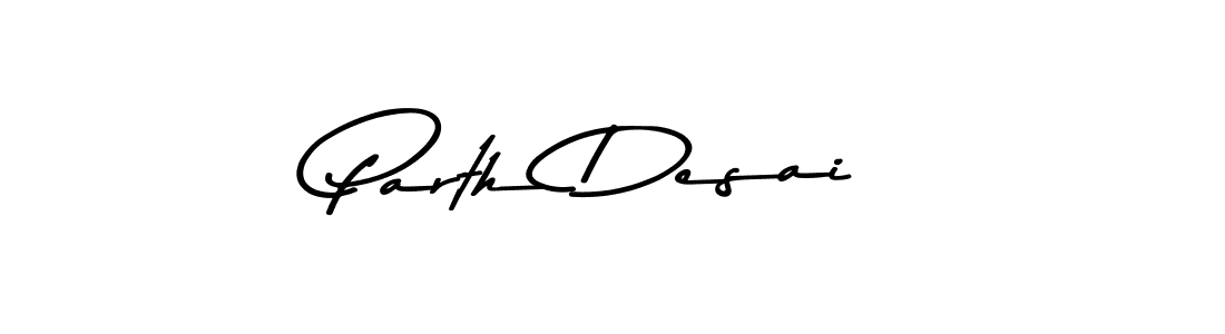 Parth Desai stylish signature style. Best Handwritten Sign (Asem Kandis PERSONAL USE) for my name. Handwritten Signature Collection Ideas for my name Parth Desai. Parth Desai signature style 9 images and pictures png