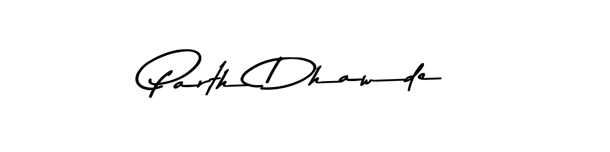 Also we have Parth Dhawde name is the best signature style. Create professional handwritten signature collection using Asem Kandis PERSONAL USE autograph style. Parth Dhawde signature style 9 images and pictures png