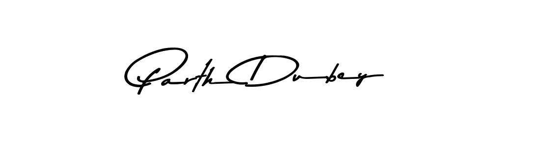 Create a beautiful signature design for name Parth Dubey. With this signature (Asem Kandis PERSONAL USE) fonts, you can make a handwritten signature for free. Parth Dubey signature style 9 images and pictures png